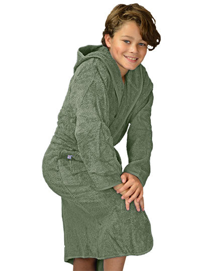 Peignoir enfant avec capuche