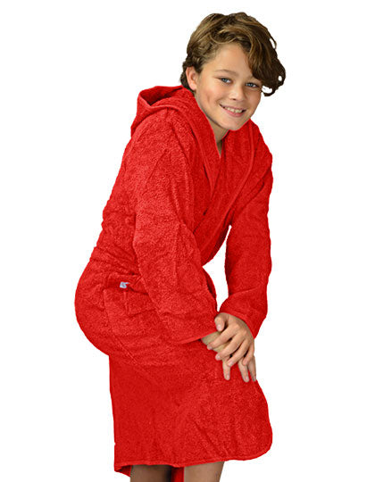 Peignoir enfant avec capuche