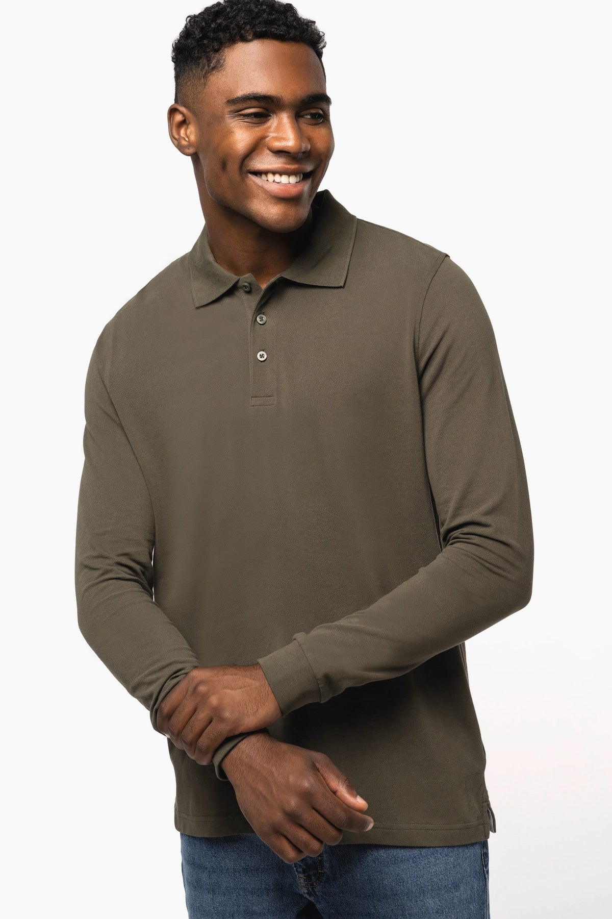 Polo Kariban - Manches longues - Homme