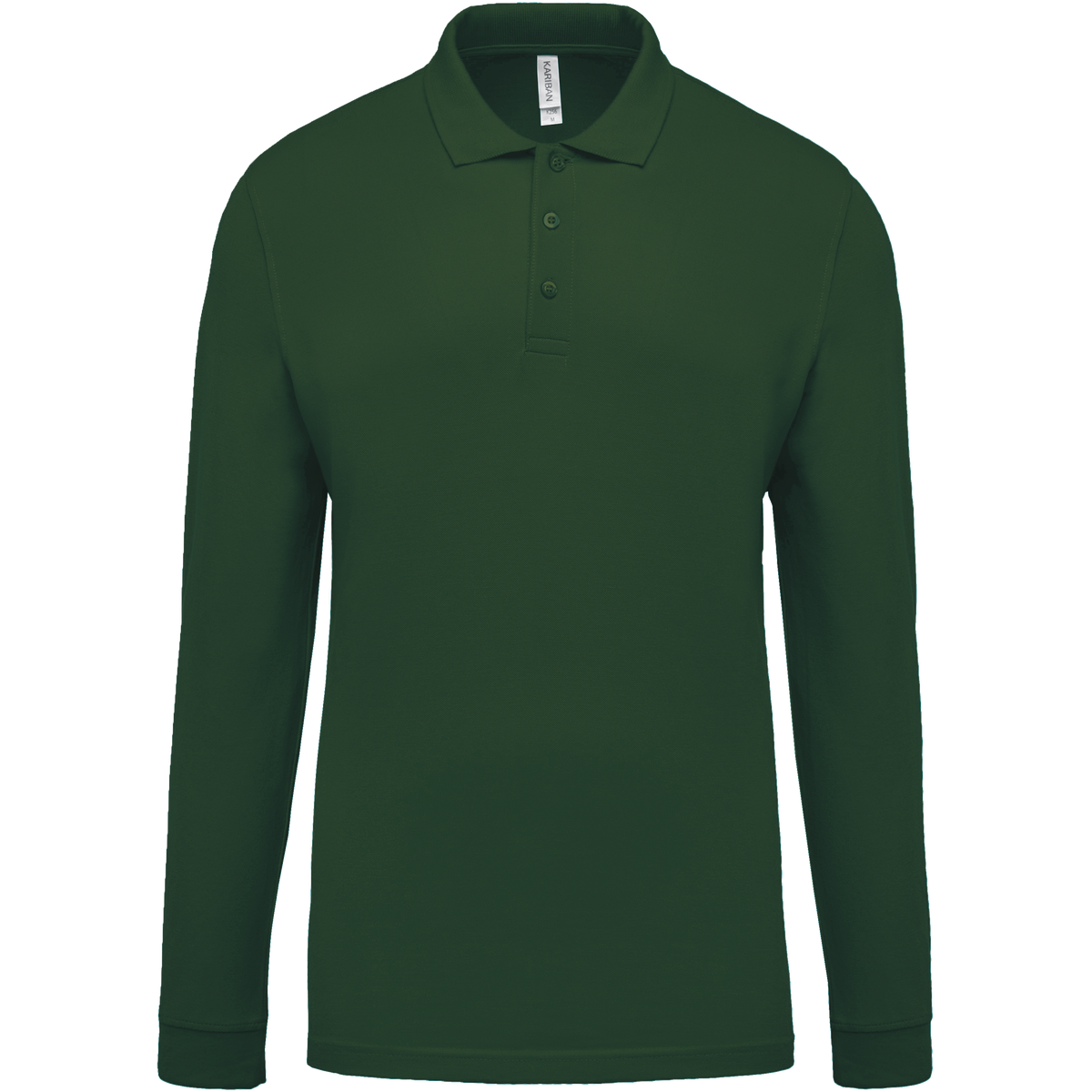 Polo coupe droite Kariban - Manches longues - Homme