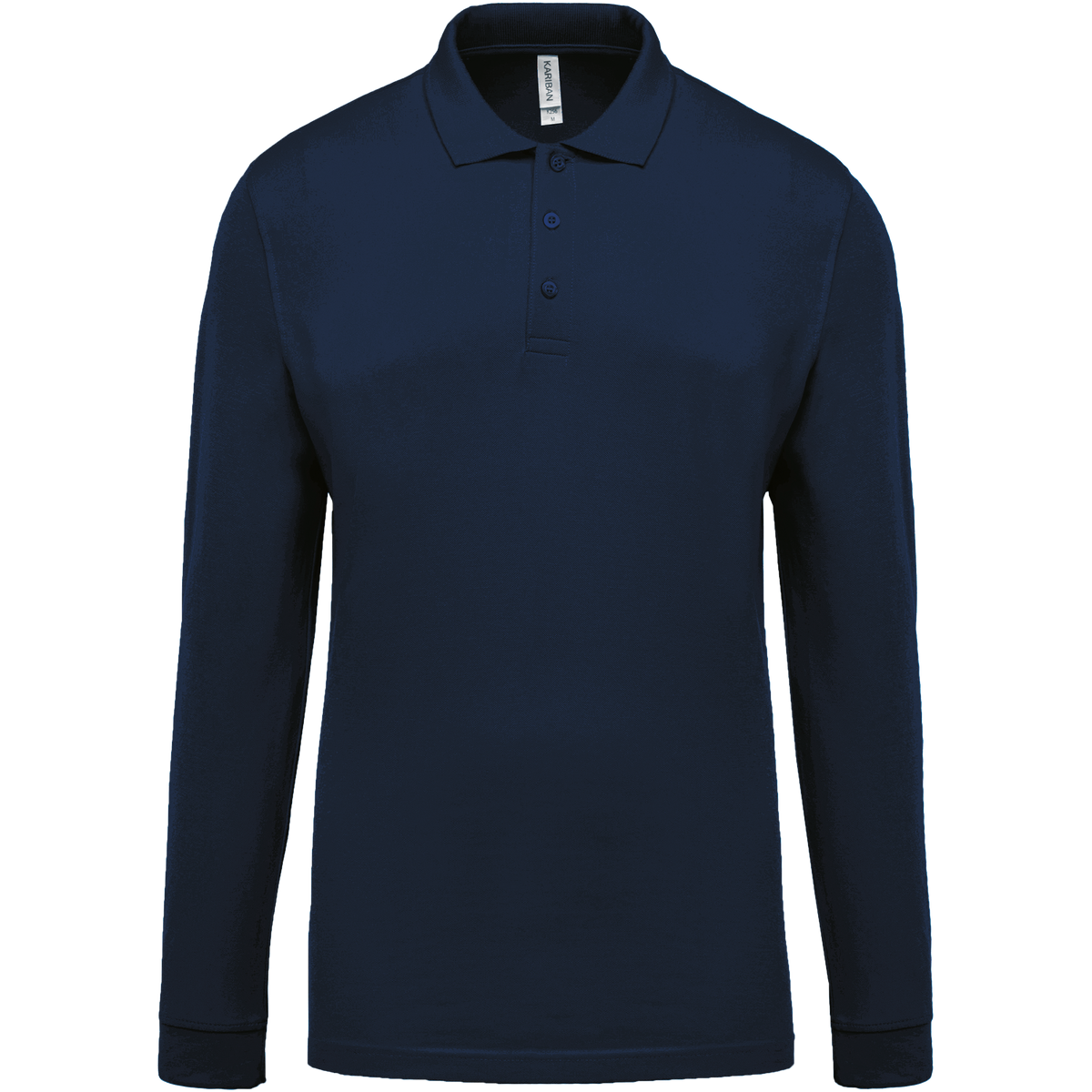 Polo coupe droite Kariban - Manches longues - Homme