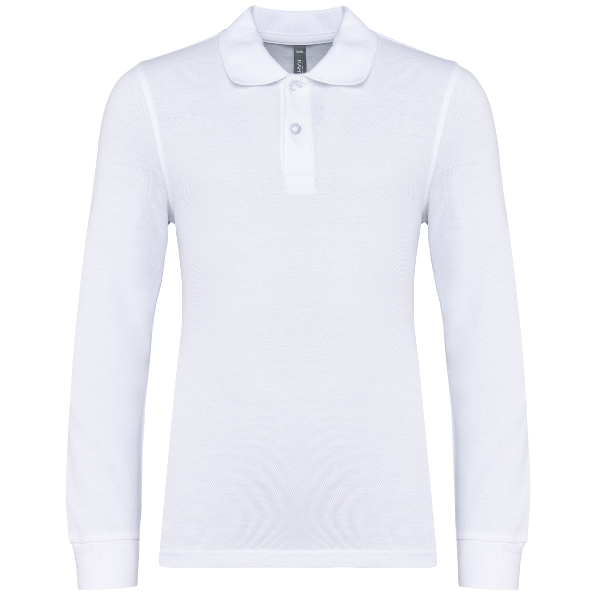 Polo coupe droite Kariban - Manches longues - Enfant Unisexe