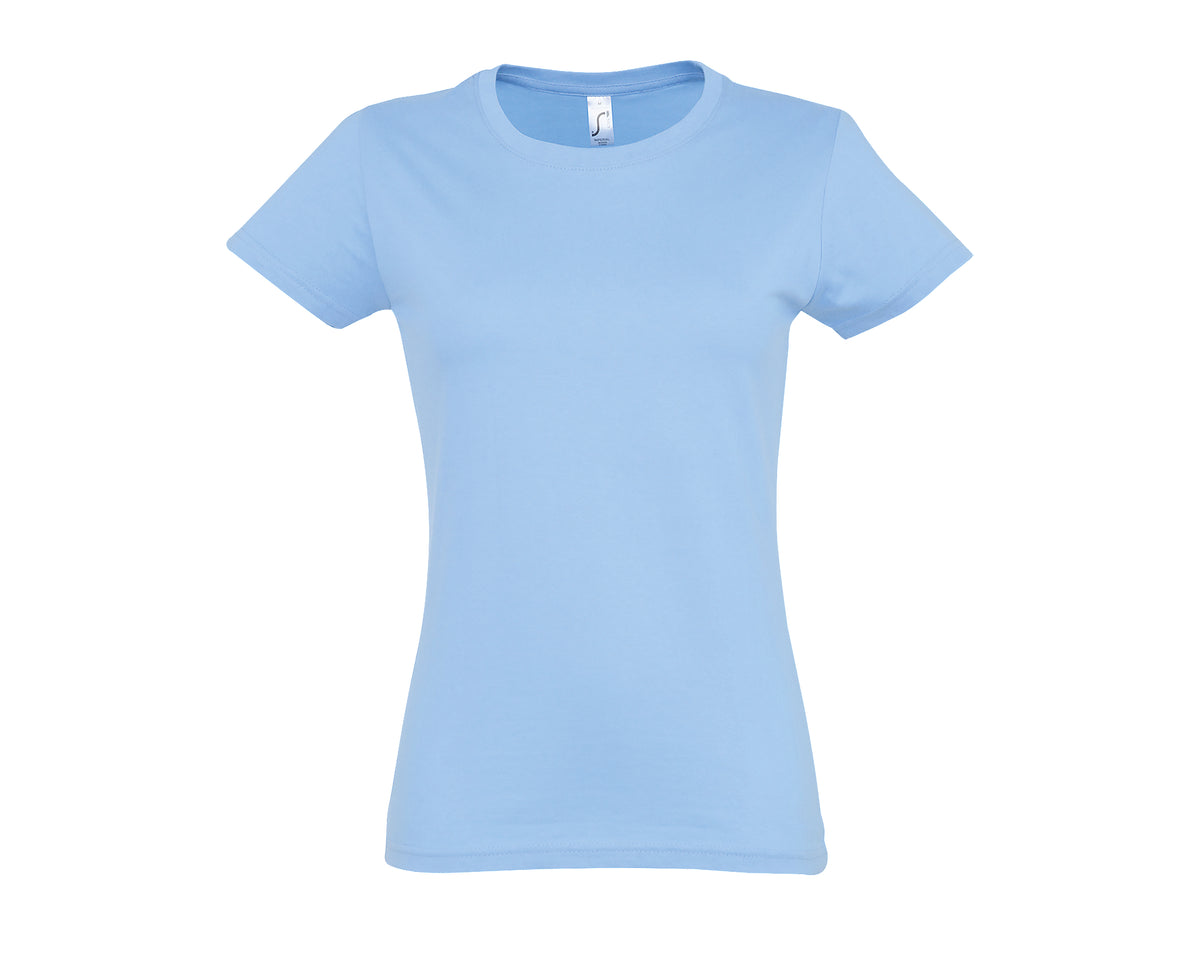 Tee-shirt Sol's Imperial - Col rond - Femme