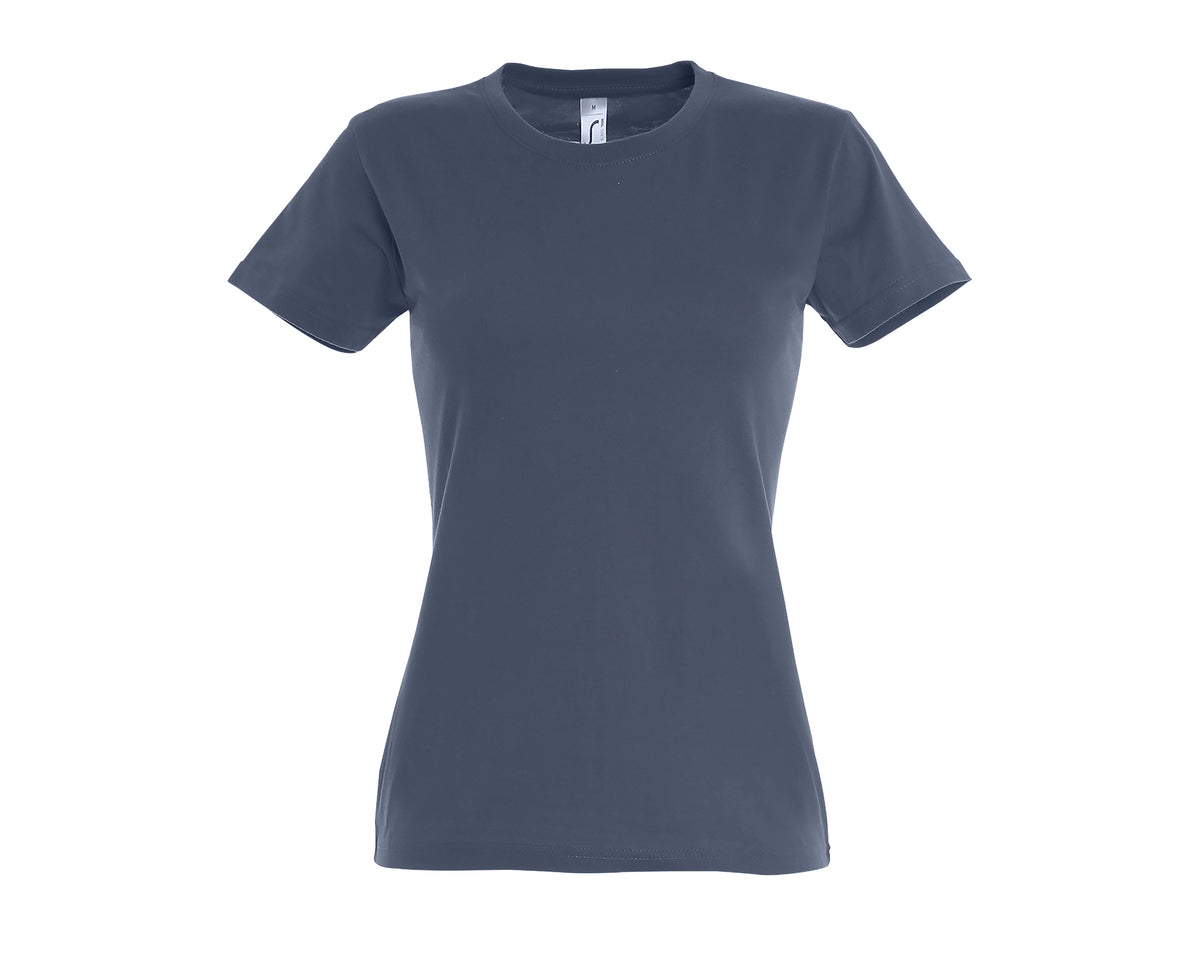 Tee-shirt Sol's Imperial - Col rond - Femme