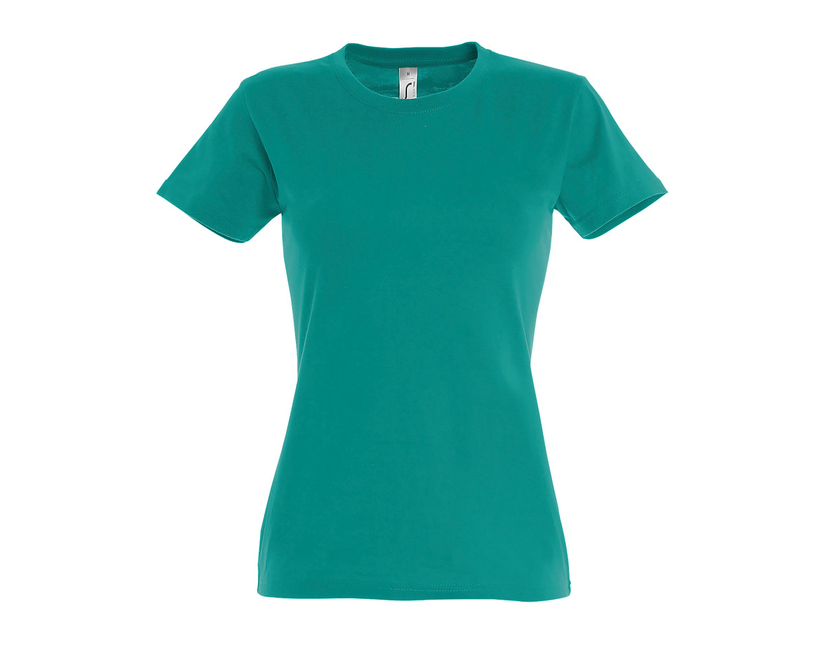 Tee-shirt Sol's Imperial - Col rond - Femme