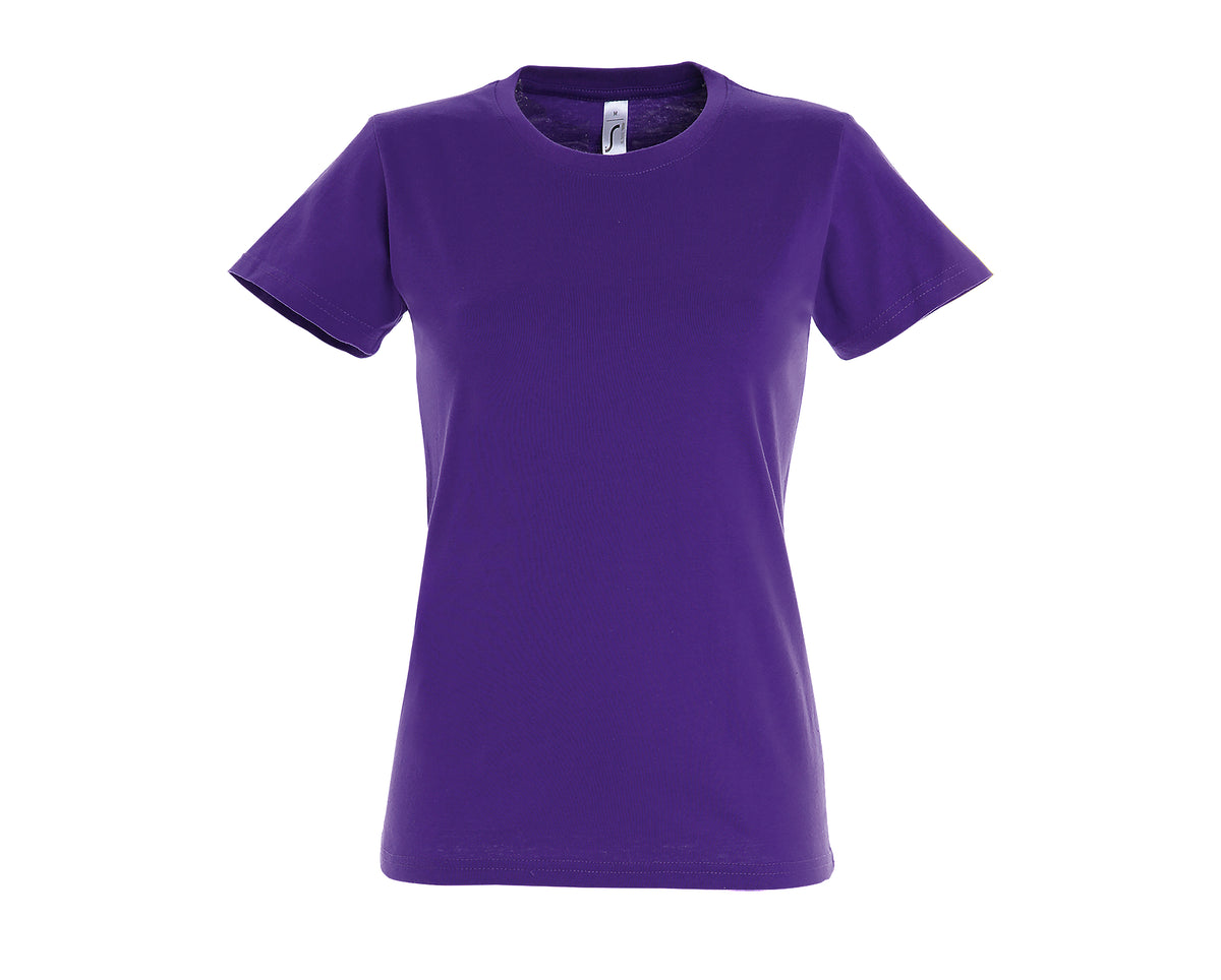 Tee-shirt Sol's Imperial - Col rond - Femme