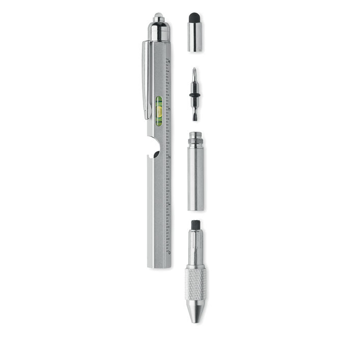 Stylo multifonctions en acier