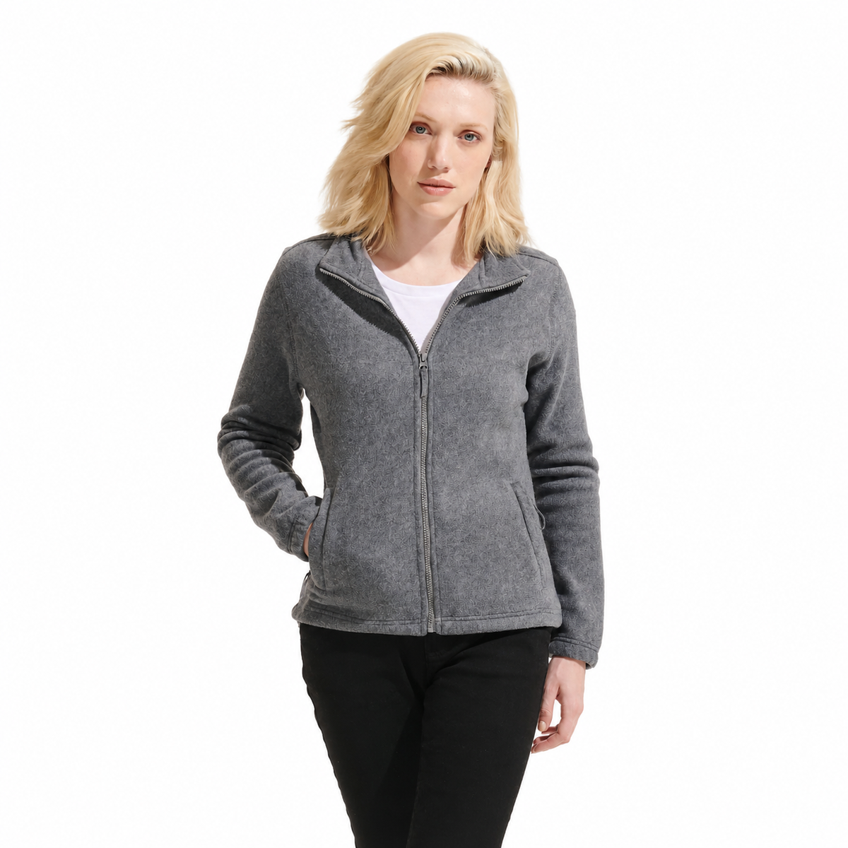Veste micropolaire zippée Sol's North - Femme