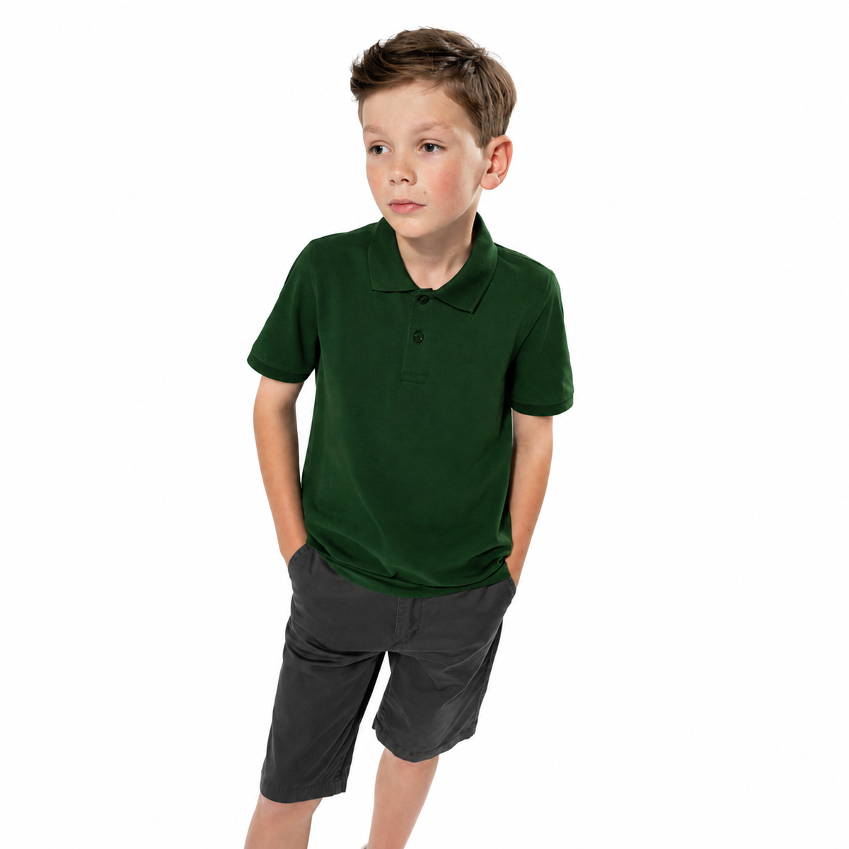 Polo coupe droite Kariban - Manches courtes - Enfant Unisexe