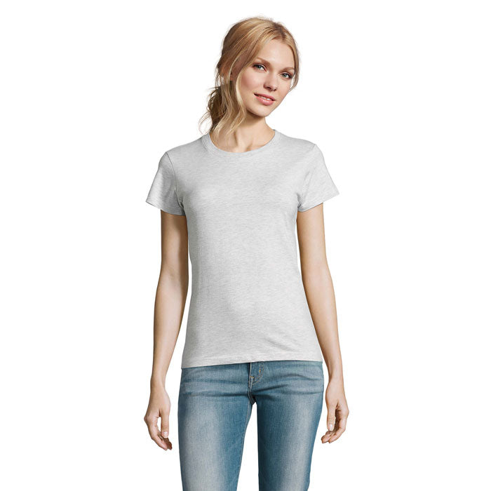 Tee-shirt Sol's Imperial - Col rond - Femme